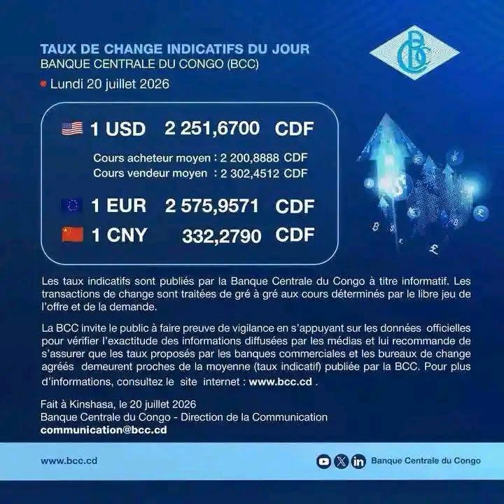 Taux de change : le franc sous pression