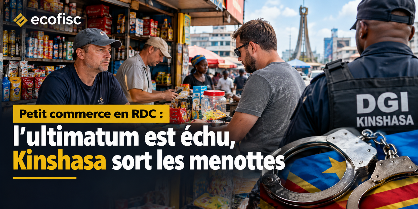 Petit commerce en RDC : l’ultimatum est échu, Kinshasa sort les menottes